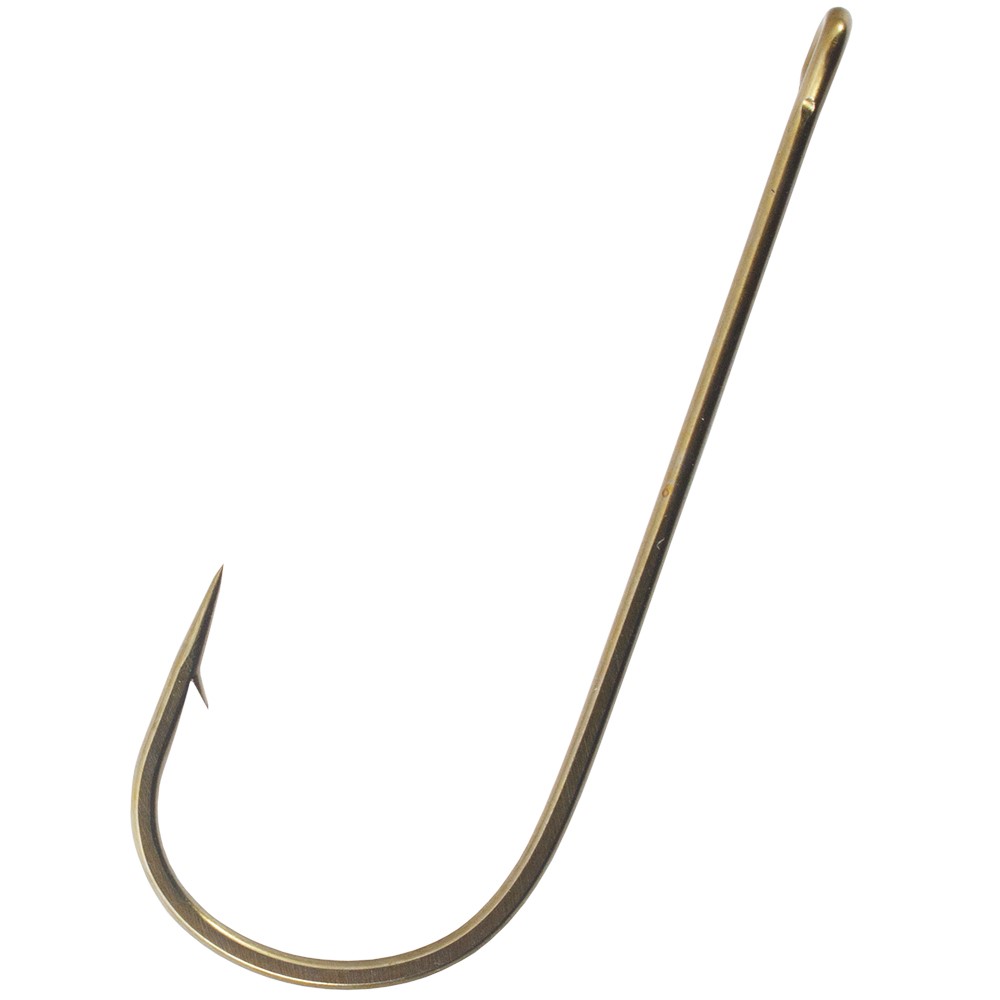Mustad Long Shank Worm - 90721NP-BR - Veals Mail Order