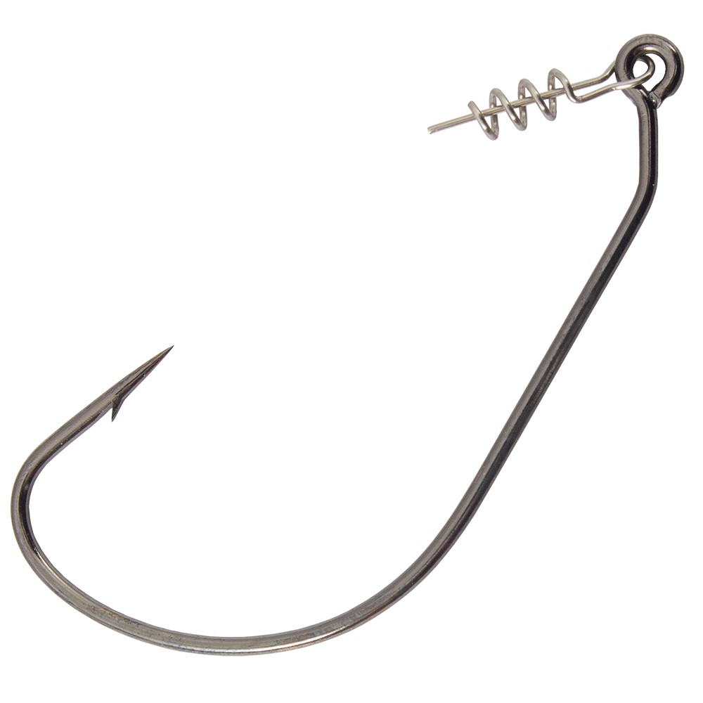 OFFSET HOOKS WEIGHTED Screw Lock Weedless Spring Pike Perch Fishing Soft  Lure £5.30 - PicClick UK