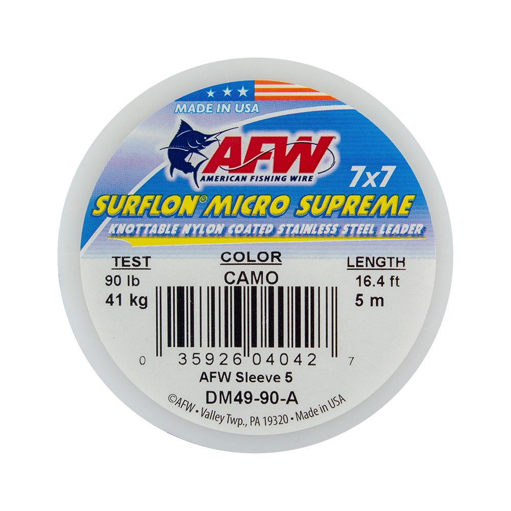  American Fishing Wire Surflon, Nylon Coated 1x7
