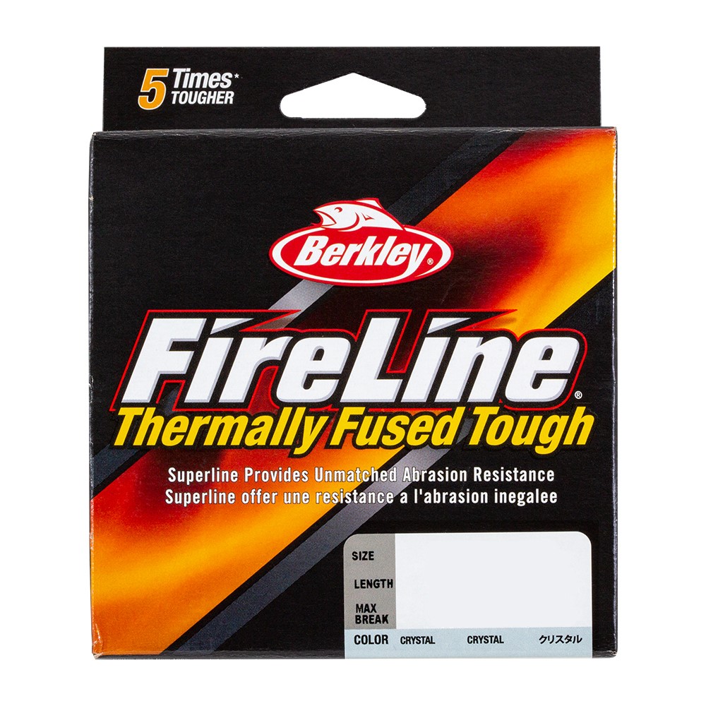 Fireline Berkley Fireline Thermally Fused Tough Carrier 8 Braid Crystal 