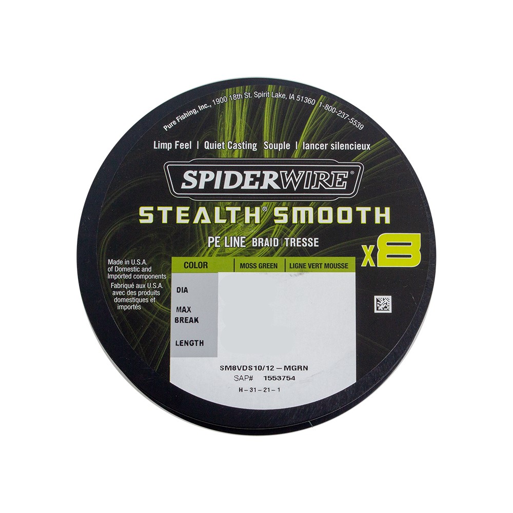 Spiderwire Stealth Smooth 8 Braid & Fluorocarbon Leader - Duo