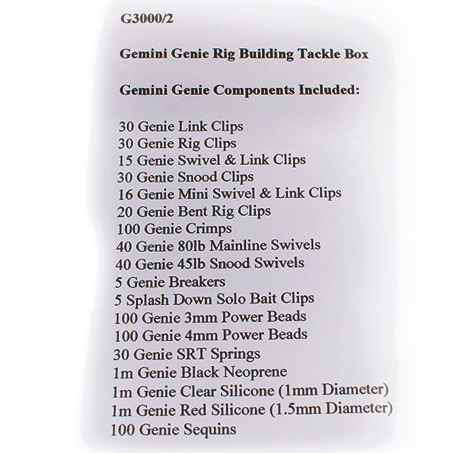 Gemini Rig Bits Box Kit
