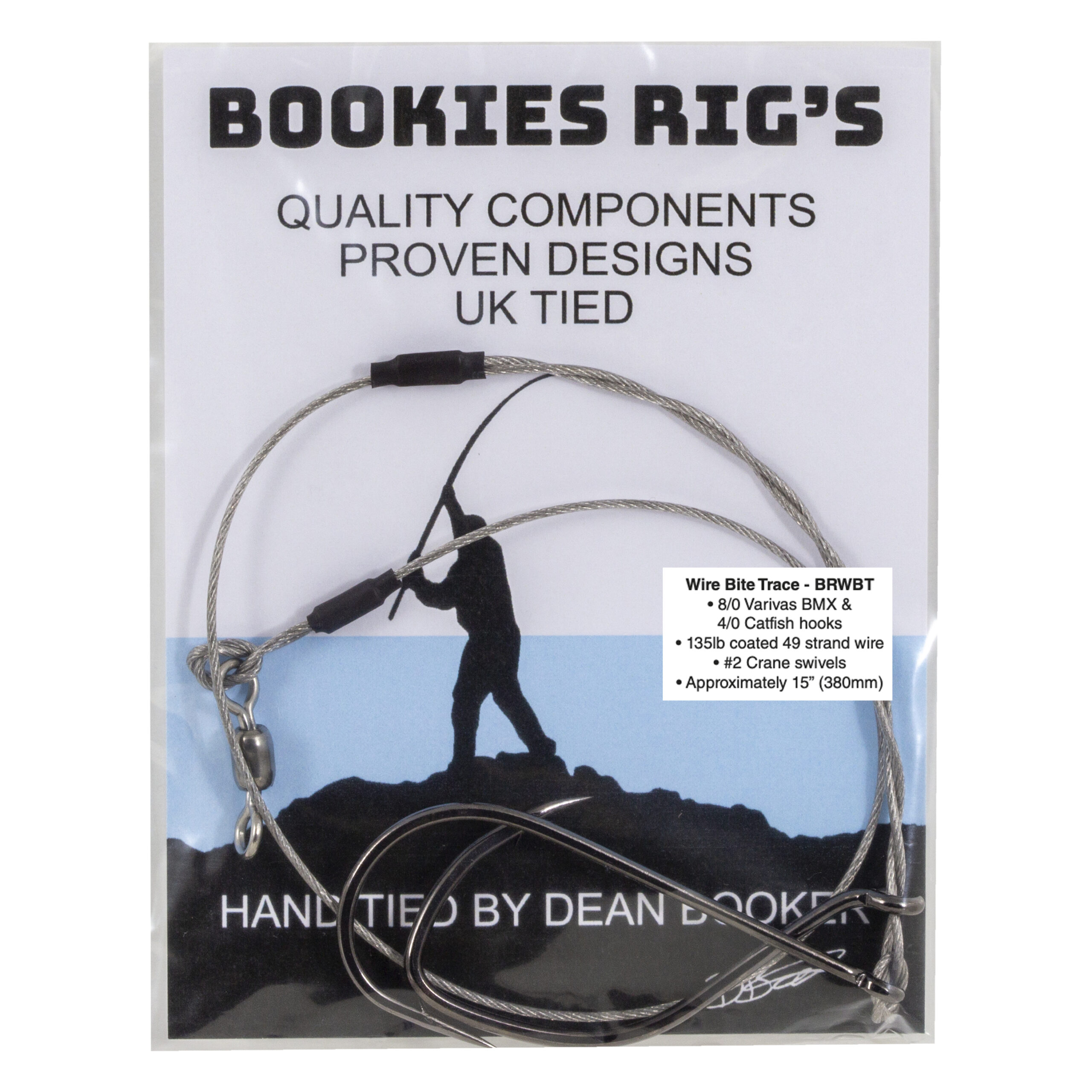 Bookies Rig's Wire Bite Trace - Veals Mail Order