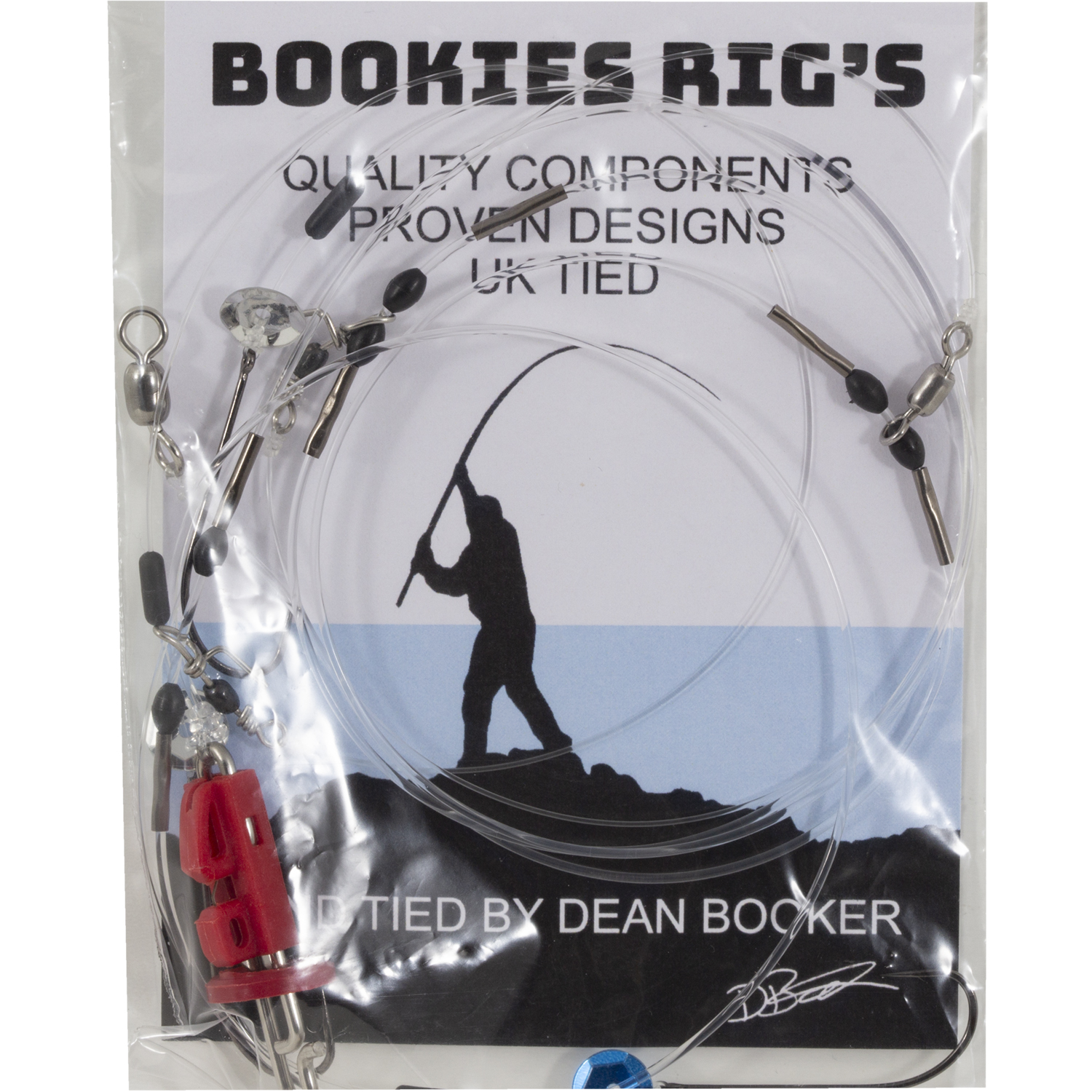 Bookies Rig's Three Hook Clipped Species Rig - Veals Mail Order