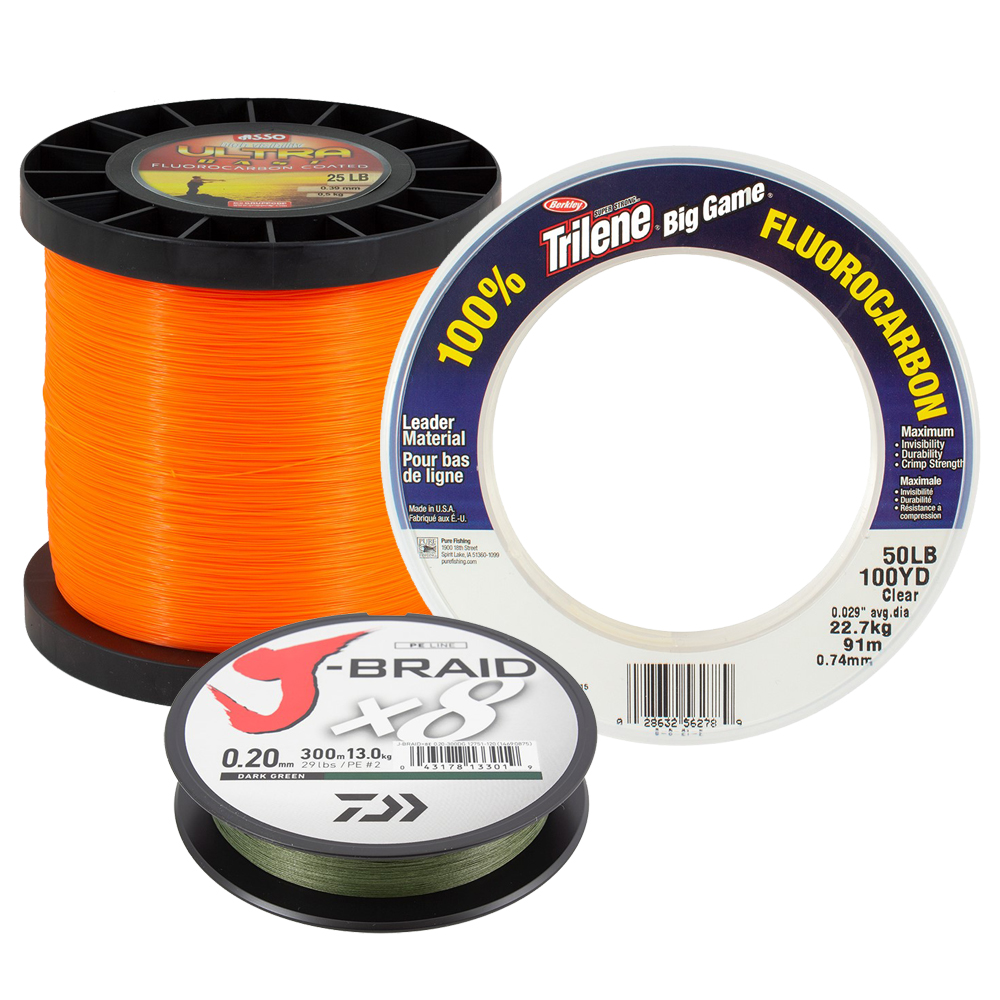 Understanding lines - Monofilament, Braid And Fluorocarbon - Veals Mail  Order
